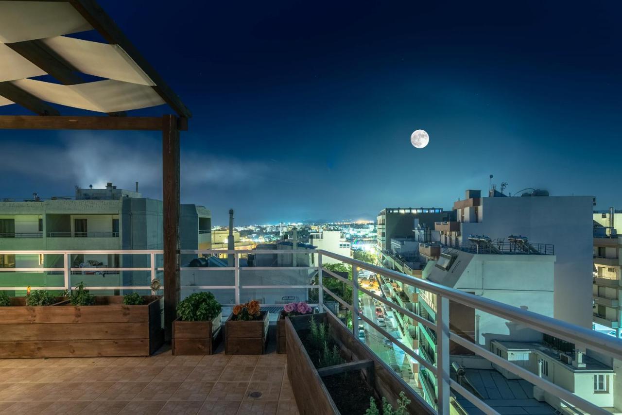 Penthouse Apartment In Downtown With Seaview Iráklio Kültér fotó